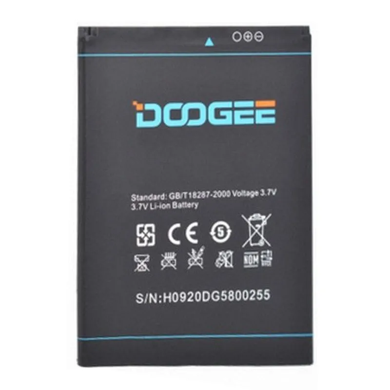 Оригинальный аккумулятор для смартфона DOOGEE DG580 2500 мАч резервный литий-ионный KISSME
