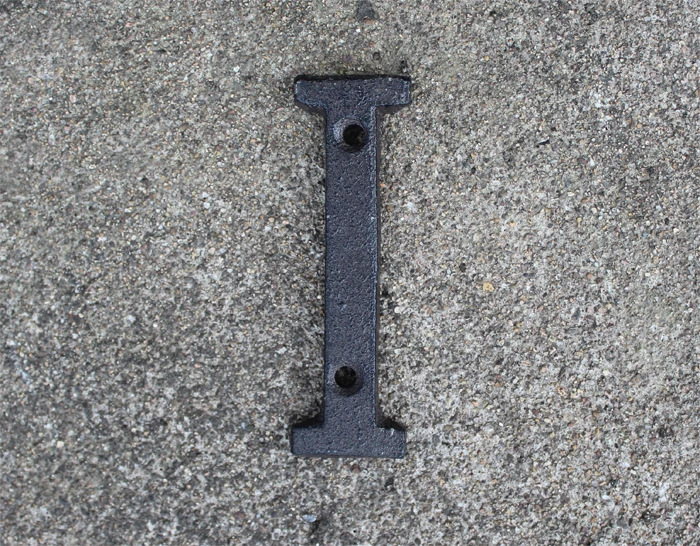 ABCEDFG буквы номер дома металлическая табличка ворота комнаты отель Адрес таблички ретро сад дома декоративные железные