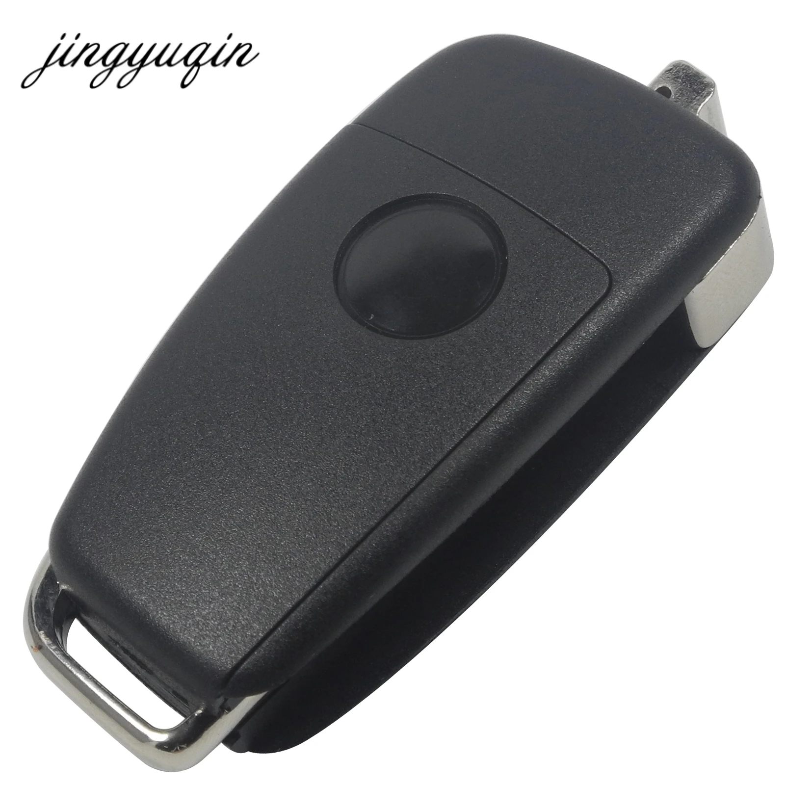 Jingyuqin 50 шт./лот флип дистанционного ключа автомобиля оболочки для AUDI A2 A3 A4 A6 A6L A8 TT без лезвия складной чехол 3 кнопки