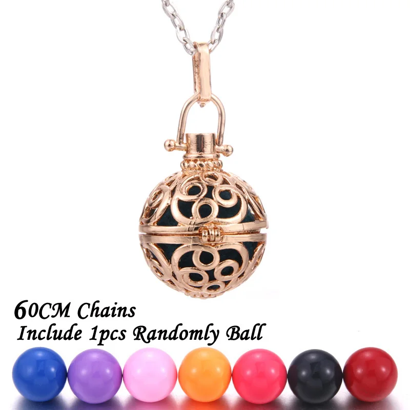 N2274-gold-yfq Новая Серебряная Золотая Мехико коробочка для колокольчика колье с кулоном в виде клетки медальон вызывающий Кулон хороший звук гармония мяч для беременных женщин подарок - Окраска металла: N2274-gold-yfq