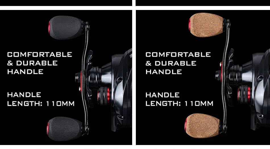 Goture Ares-Max Drag power 10 кг/22 фунта катушка для baitcasing влево/вправо деревянная ручка магнитная система сопротивления Рыболовные катушки для соленой воды