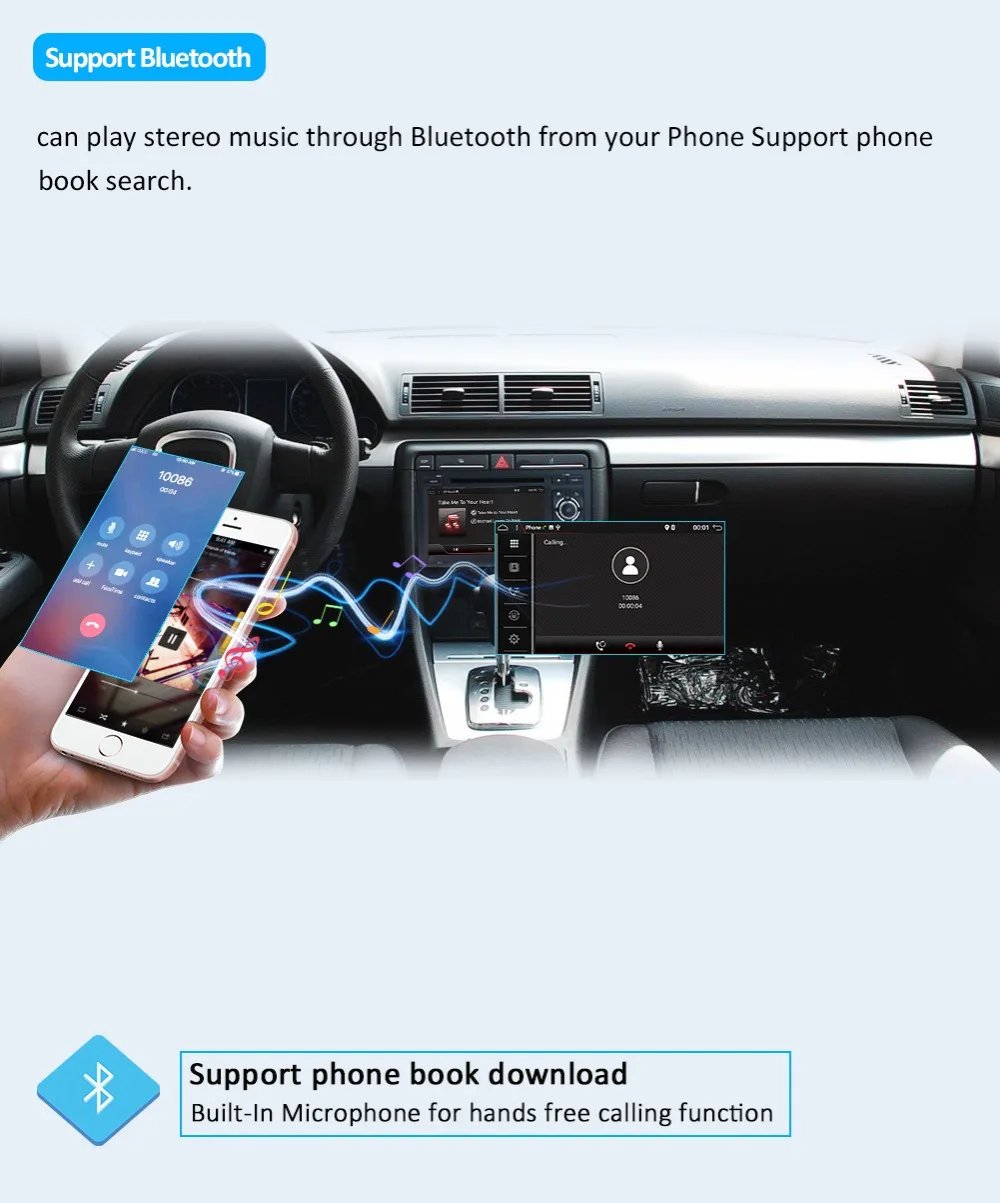 Восьмиядерный 2 din android 9,0 автомобильный DVD gps Navi для Audi A4 gps(2003-2008) Audi S4/RS4/8E/8F/B9/B7 автомобильный мультимедийный плеер BT wifi