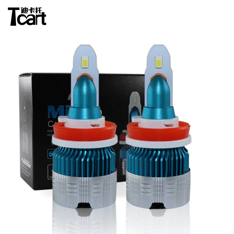 Автомобильные светодиодный ные фары Tcart H8 H9 H11 Светодиодный Противотуманные