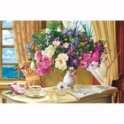 5D алмазная живопись, вышивка крестиком, алмазная вышивка, цветочные композиции, узор, украшение для дома, игла, рукоделие и искусство