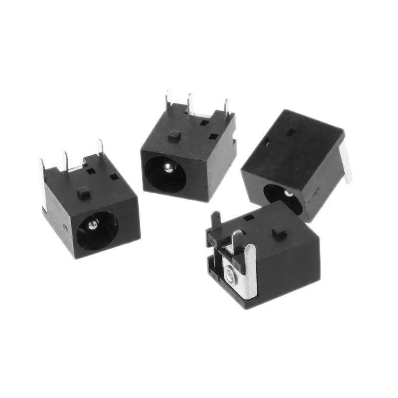 10pcs DC-044 5.5x2.1mm DC Power Jack Socket Connector 3-Pin Panel Mount Plug | Обустройство дома
