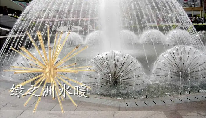 Насадка с 3 хрустальными шариками сопло соплом для воды медный материал|fountain