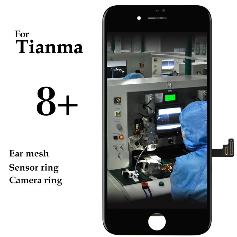 

10pcs Tianma LCD For iPhone 8 Plus Display Touch Screen Digitizer Assembly For iphone 8p Screen Replacement Parts Mobile Phone