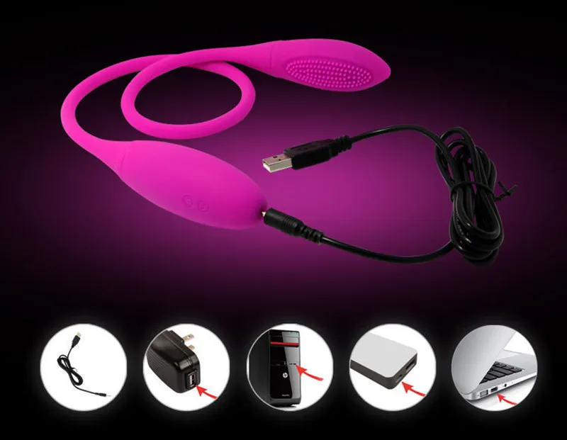 Double Head Dildo Vibrators Adult Sex Toys for Women Men Clitoris Stimulator Anal 7 Vibration Charging G-Spot Couples Gay | Красота и