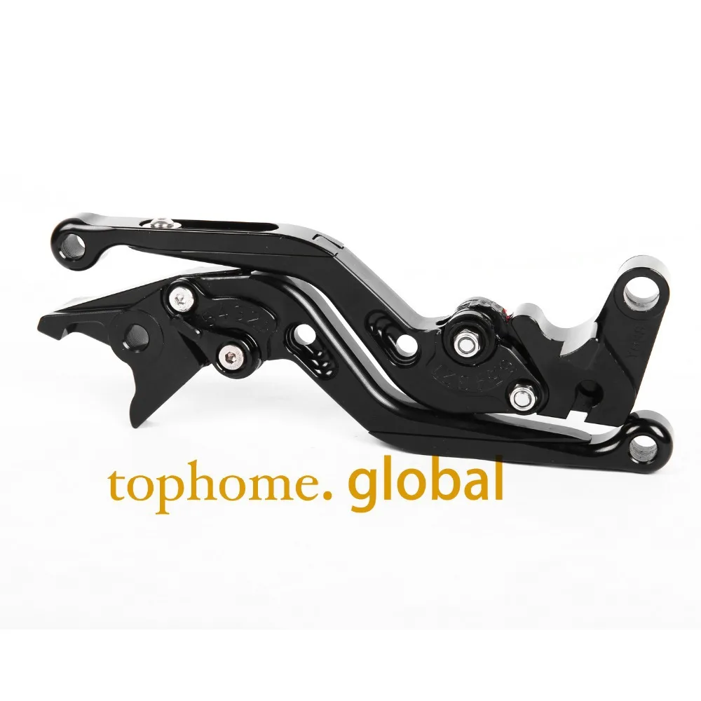 Черные Мотоциклетные аксессуары CNC складные и выдвижные рычаги тормозной муфты