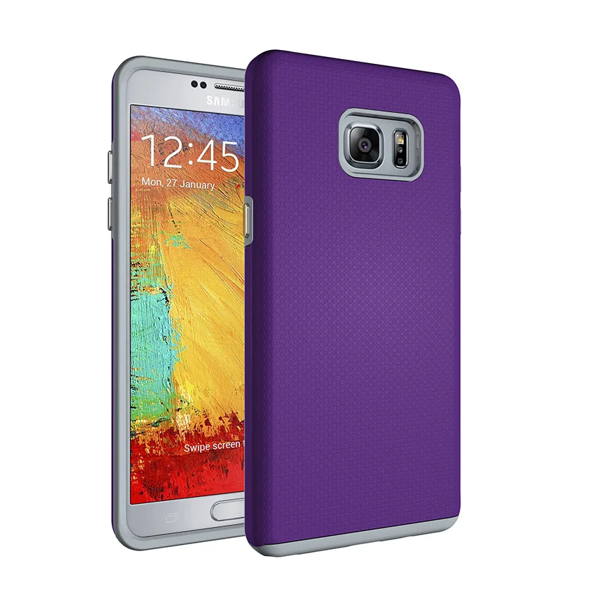 Сверхпрочный армированный силиконовый чехол для samsung Galaxy Note FE Note 7 Galaxy Note7 NoteFE Note7 Fan Edition N930F N935 чехол для телефона - Цвет: Purple