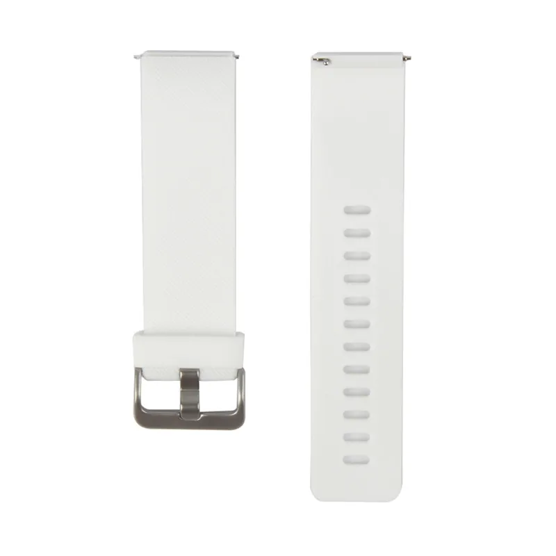 White Bemorcabo для Fitbit Blaze Band, Мягкий силикон Конфета цвет спортивные часы ремешок с пряжкой для Fitbit Blaze большой размер - Цвет ремешка: White