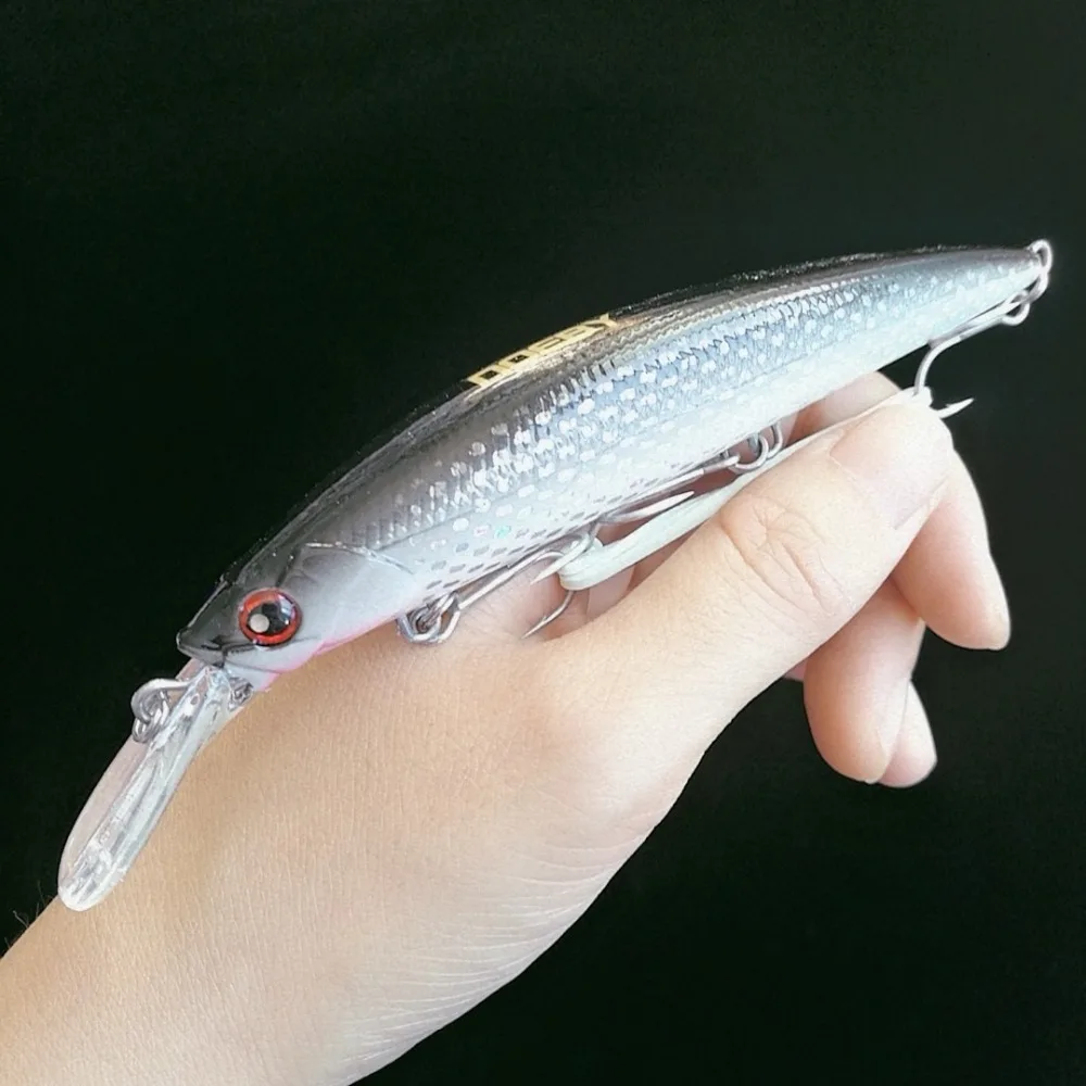 Noeby 4 шт., 11 см, 36 г, Тонущая морская приманка для морского окуня, жесткая приманка для рыбалки, кормушка, шэд гольян, приманка для рыбалки, воблеры для гольяна
