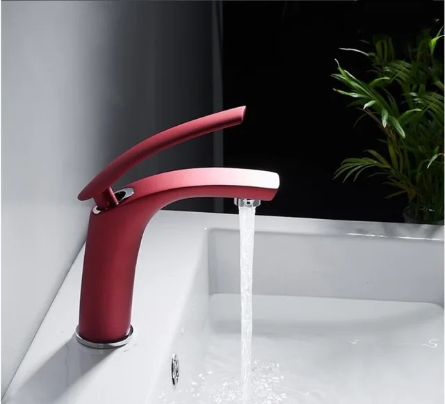 Черный смеситель для ванной комнаты MOIIO с водопадом раковины одной ручкой из