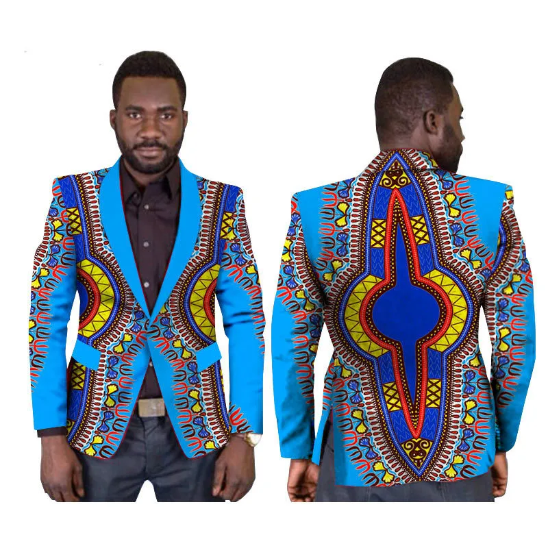2019 African national costume African men's suit plus size cotton suit M-6XL
