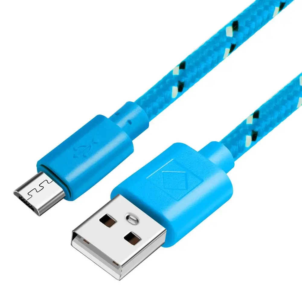 Нейлоновый Кабель Micro-USB в оплетке 1 м/2 м/3 м Синхронизация данных USB кабель зарядного устройства для samsung htc LG huawei xiaomi redmi кабели для телефонов Android