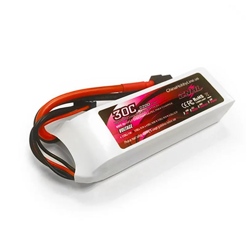 2 шт CNHL 2200 mAh 3 S 11,1 V 30C Lipo батарея с вилкой XT60