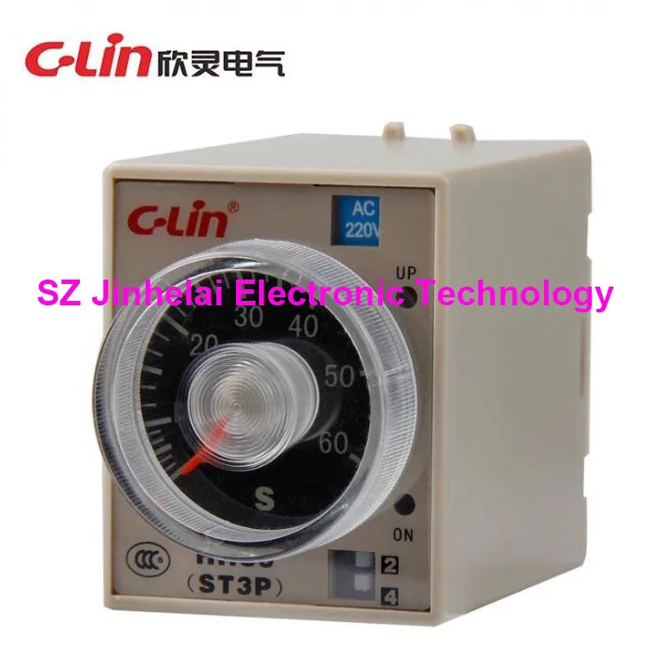 100% Новинка и оригинальная Φ (Φ) Реле времени C-Lin AC220V DC24V (прилагается базовая