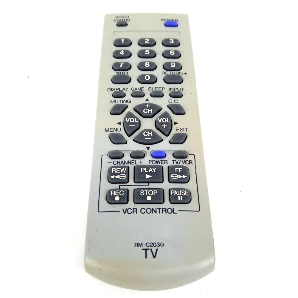 Б/у оригинальный телефон RMC203G для пульта дистанционного управления JVC TV AV27CF35