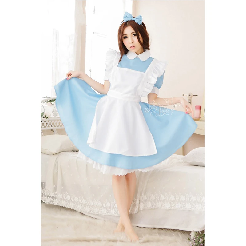 Новинка 2019 женское платье на Хэллоуин для взрослых из аниме Алиса в стране чудес