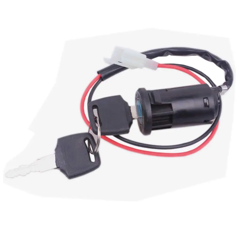 Замок ключа зажигания 2 провода для электрического скутера положения аксессуары