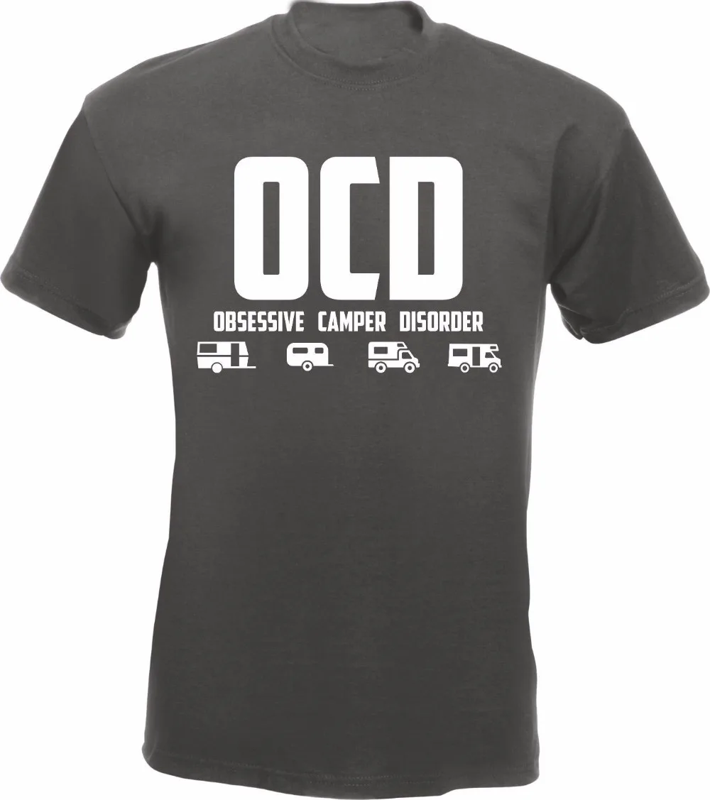 Хлопковые футболки OCD футболка с изображением акушерства фургон камперван