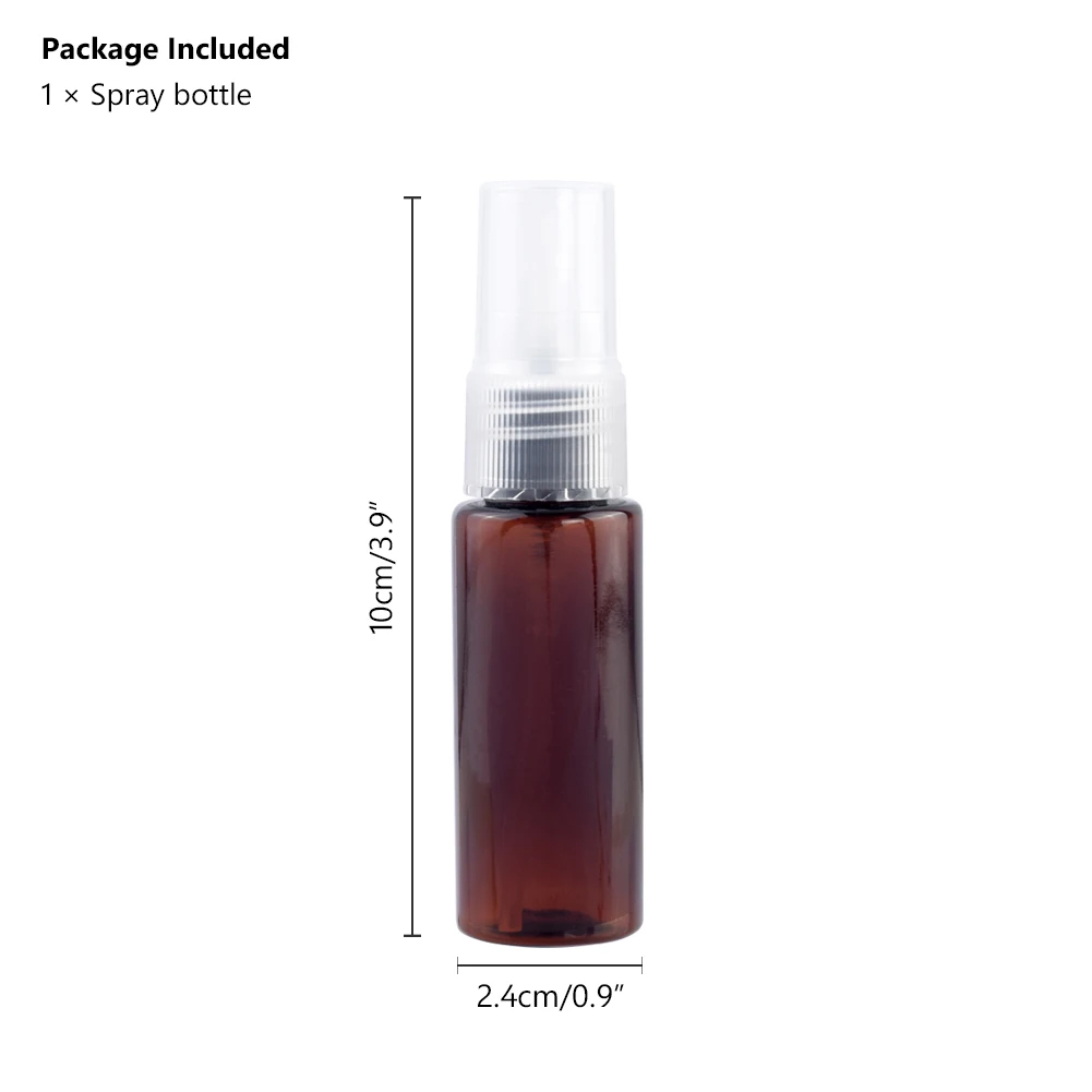20ml Brown 1 шт. пластиковая бутылка-спрей для домашних животных 20 мл 30 мл 50 мл косметические флаконы для путешествий Набор для макияжа Жидкий контейнер многоразовый распылитель для духов - Цвет: 20ml Brown