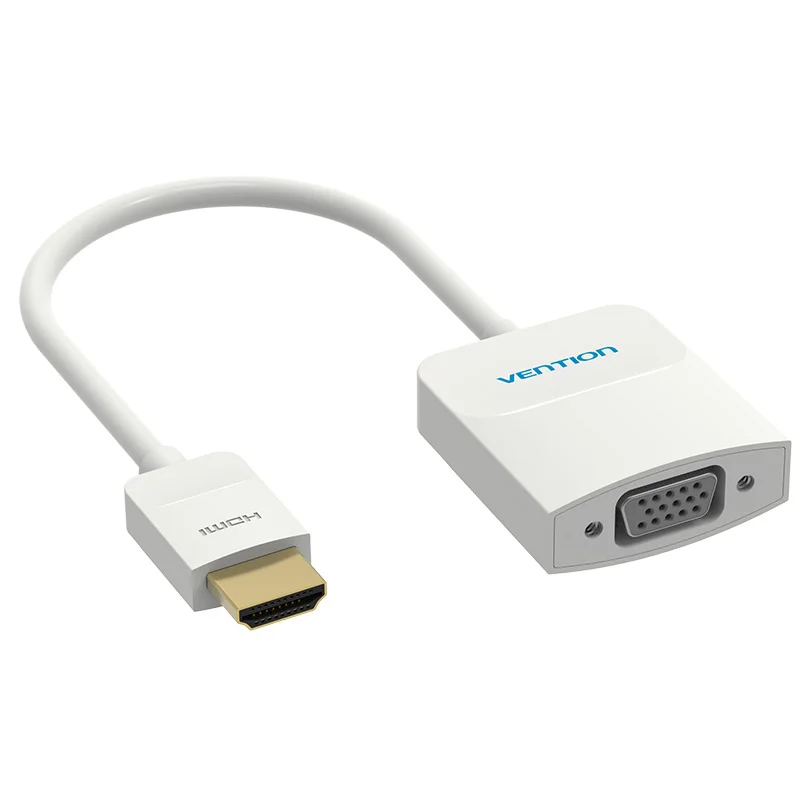 Адаптер Vention HDMI в VGA кабель преобразователь цифрового аналоговый видео аудио 1080p
