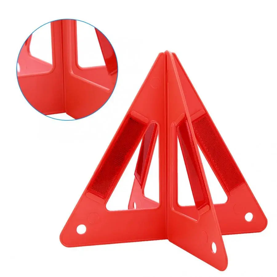 Portable Car Emergency Breakdown Reflective Warning Safety Road Stop Sign Styling araba aksesuar | Автомобили и мотоциклы