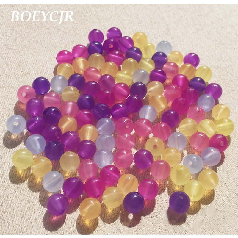 BOEYCJR 300 бусин/упаковка ультрафиолетовые полипропиленовые бусины с изменением