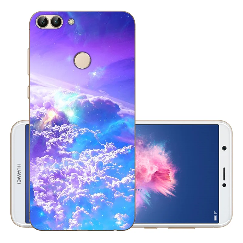 Чехол для Huawei P Smart чехол Enjoy 7S Мягкая силиконовая задняя крышка телефона с