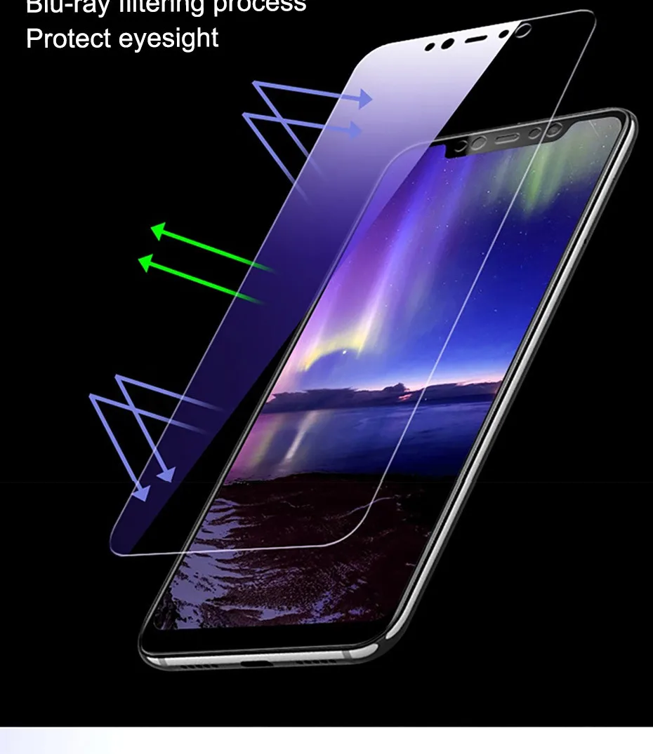 3 шт защитное стекло на для Xiaomi mi 5x A1 A2 Lite mi 8 9 SE lite закаленное защитное стекло Pocophone F1
