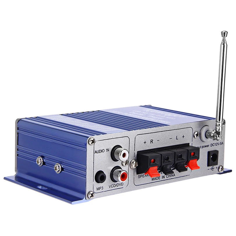 CARGOOL DC 12 V усилитель мощности стереозвука Hi Fi Авто Радио Динамик 2 х канальный