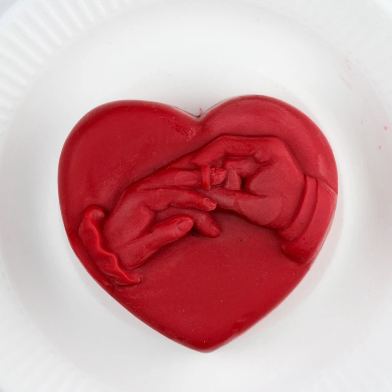 Силиконовая форма для мыла в форме сердца|candy moulds|silicone soap moldsoap mold |
