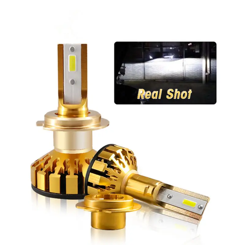 Xenplus Mini H4 H7 светодиодные лампы для автомобильных фар H11 9006 9005 HB3 HB4 6000K 10000lm 50 Вт 12 В