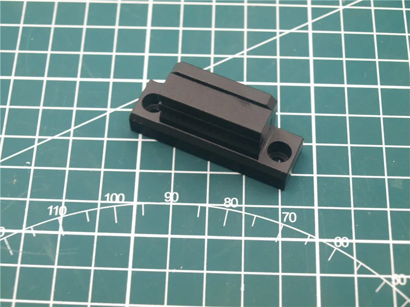 1 шт. Prusa i3 MK3 черный анодированный алюминиевый сплав Y образный ременной держатель