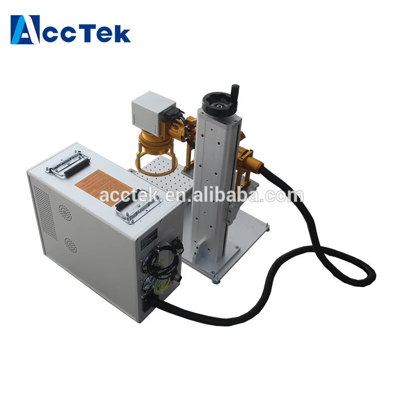 Китай низкая стоимость 20 Вт лазерная волоконная маркировочная машина для ушей