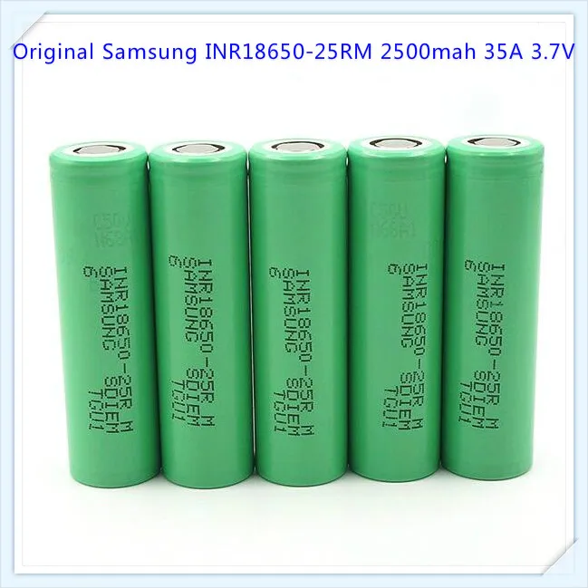 Абсолютно для samsung INR18650-25RM 25RM 2500mah 35A 3,7 V литий-ионный аккумулятор для vape vv режим(1 шт./лот