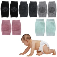 1 pairs baby knee protector pads non slip safety crawl training kid elbow cushion