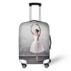 Дизайнерские чехлы с принтом балерины, аксессуары для путешествий, чехлы для багажа, высокоэластичные тканевые Чехлы, Защитные чехлы для чемоданов