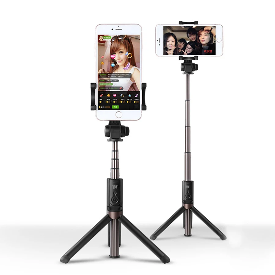 3 в 1 Мини Беспроводная Bluetooth селфи палка со штативом светодиодный заполняющий