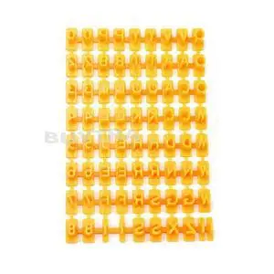 1 компл. Мини-инструмент для выпечки новые передвижные формы торта алфавит резак