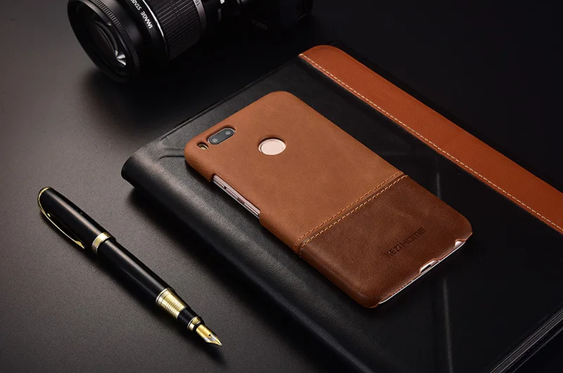Чехол для Xiaomi mi A1 mi A1 KEZiHOME, роскошный, хитовый цвет, натуральная кожа, твердая задняя крышка, капа, для Xiaomi mi A1, 5,5 '', чехол для телефона s