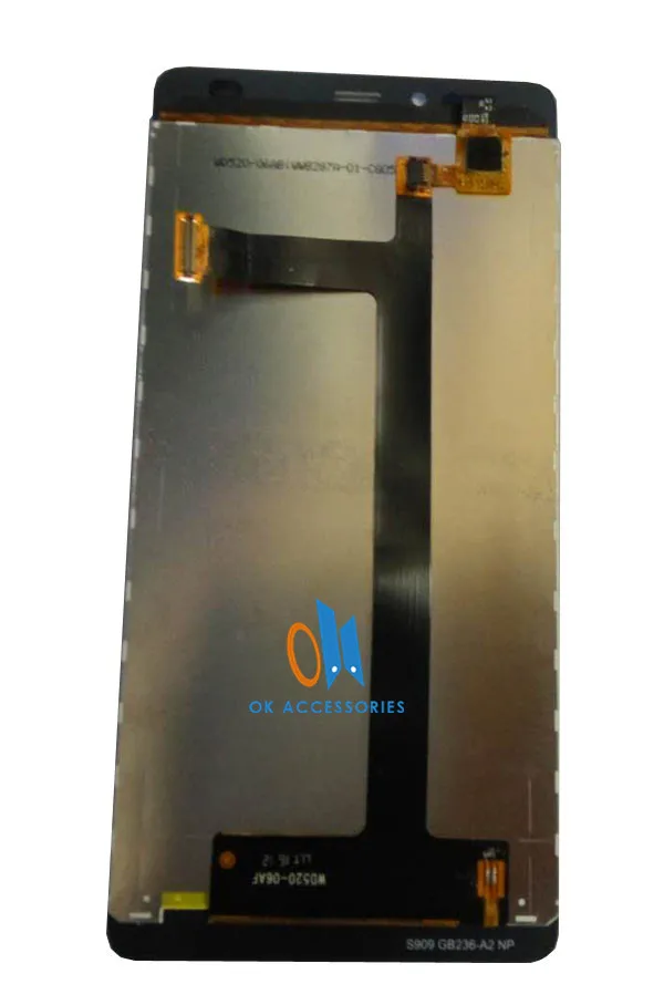 ЖК экран для Elephone S3 черный белый цвет дигитайзер сенсорного экрана с лентой