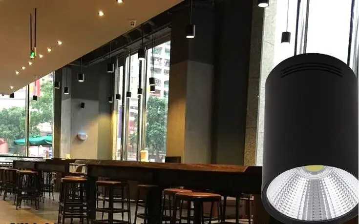 С поверхностным монтажом светодиодный локальный светильник 7W10W15W20W COB Потолочный Светильник направленного света для Кухня/дома/Внутреннее освещение служебных помещений AC110V 220 V