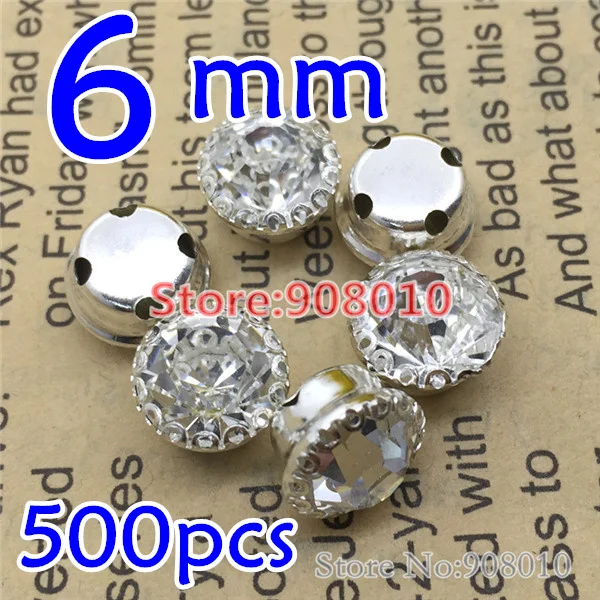 144 шт. высококачественные прозрачные стразы с одним кружевом 6 мм 7 8 10 мм|sew on|sew on