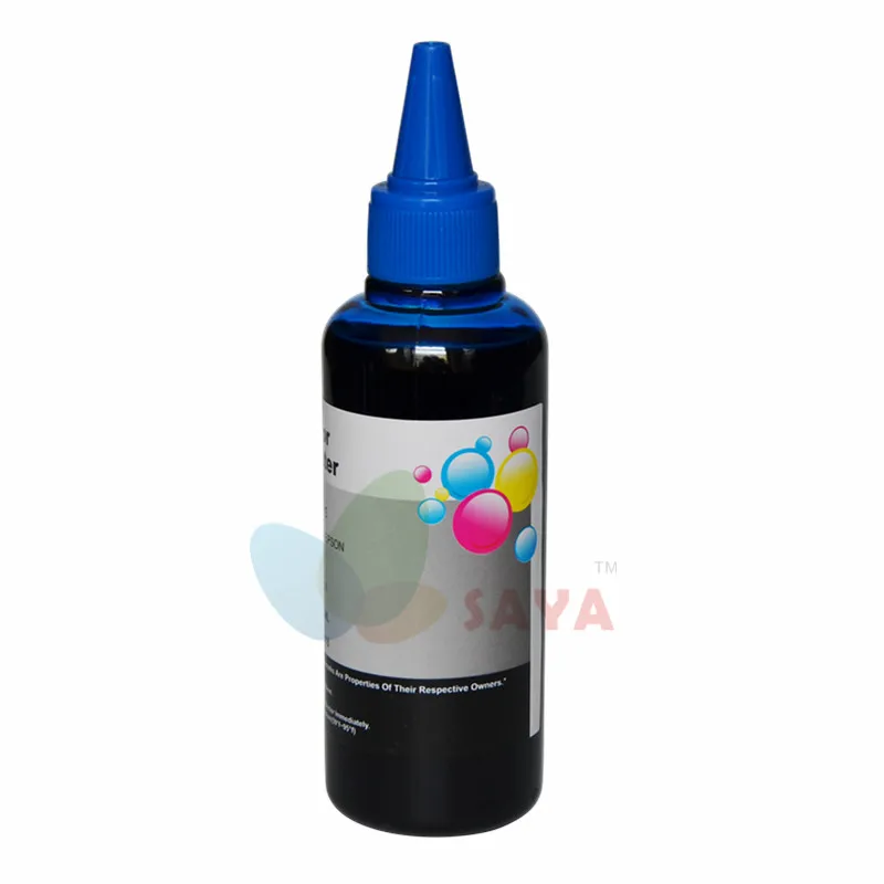 

100ml universal Cyan Color Refill Dye Ink for Canon HP Epson Brother Lexmark DELL Kodak Inkjet Printer CISS Ink Cartridge