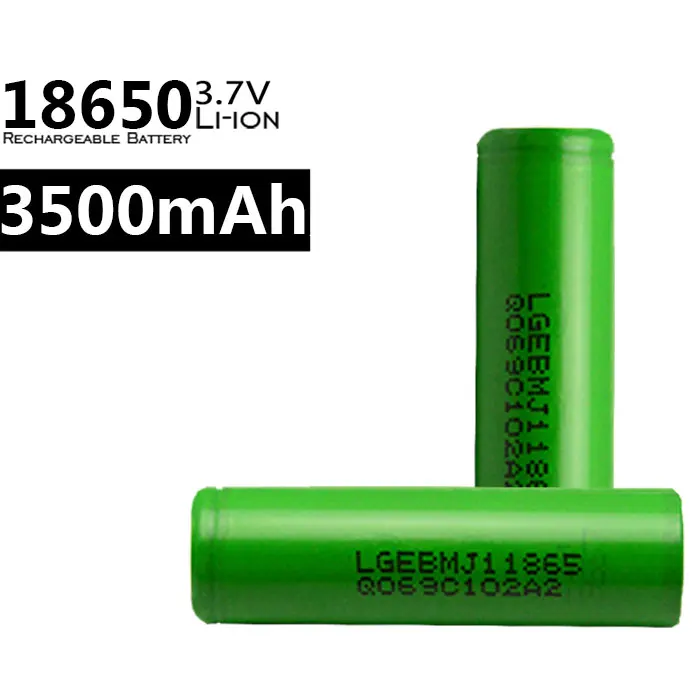 10 шт. 18650 3500mAh 3,7 v 10A батарея питания для LG MJ1 перезаряжаемые литиевые батареи