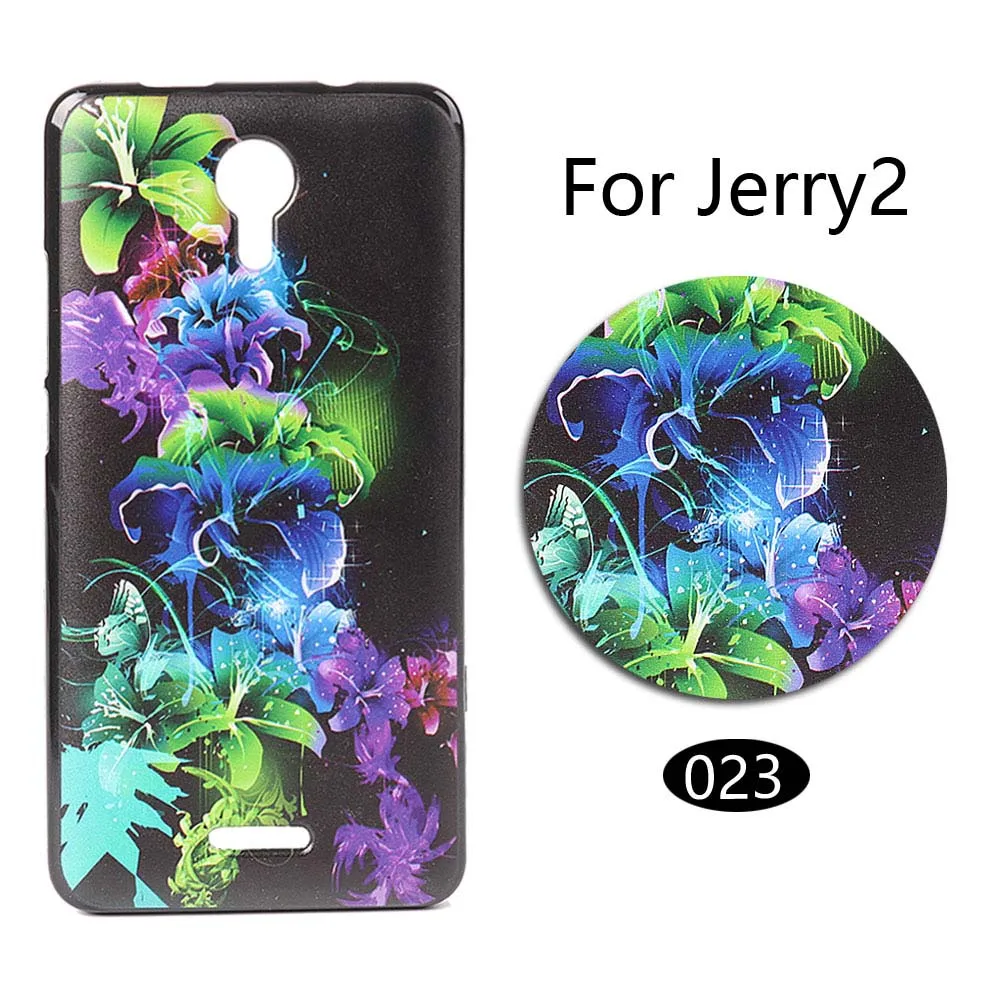 Yisisource Новое прибытие для Wiko Jerry 2 красочные Funda Оригинальная мягкая силиканая задняя крышка-чехол для телефона для Wiko Jerry 2 мультфильм Coque - Цвет: 023