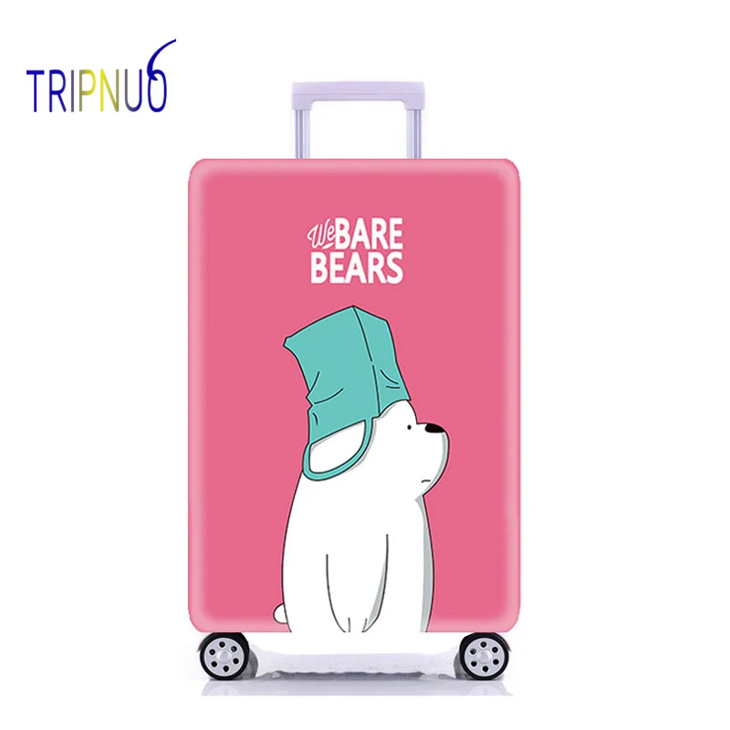 Утолщенный чехол TRIPNUO для багажа с медведем Эластичный Защитный чемодана