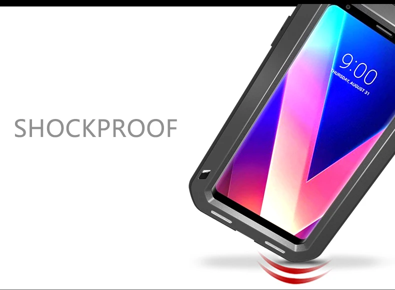 Мощный чехол для LG V30 H930 H931 противоударный грязезащитный водонепроницаемый